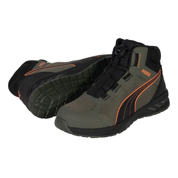 安全靴 スプリント2.1 ディスク ミッドカット オリーブ 28.0cm PUMA(プーマ) 63....