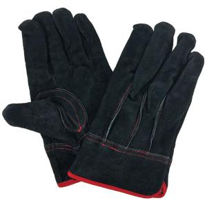 極プレミアム牛床革 背縫い 革手袋 作業手袋(Lサイズ) 5双価格