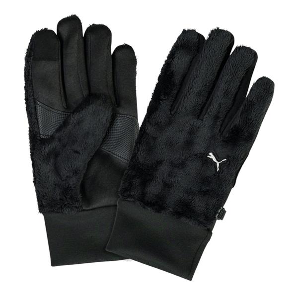 防寒手袋 ボアグローブ ブラック Mサイズ 取寄品 PUMA(プーマ) CW-3040