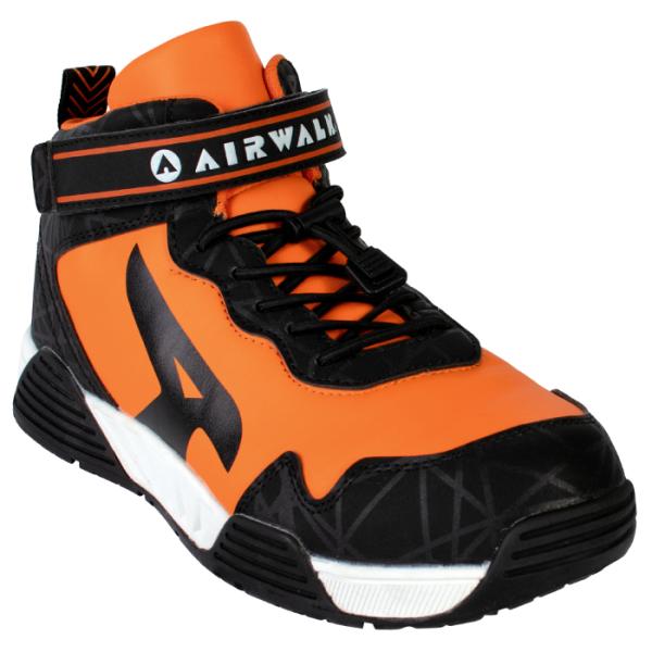 作業靴 ストレッチロック 26.5cm オレンジ 取寄品 ユニワールド AW-940