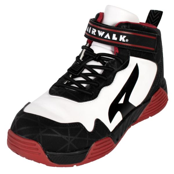 作業靴 ストレッチロック 25.0cm ホワイト 取寄品 ユニワールド AW-950