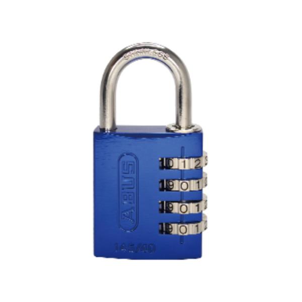 ABUS ナンバー可変式南京錠 145IBシリーズ ブルー 取寄品 日本ロックサービス  145IB...