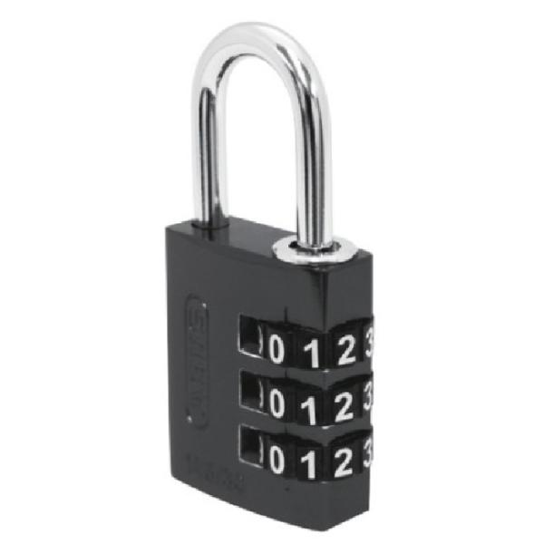 ABUS ナンバー式南京錠 145-BigDシリーズ ブラック 取寄品 日本ロックサービス  145...
