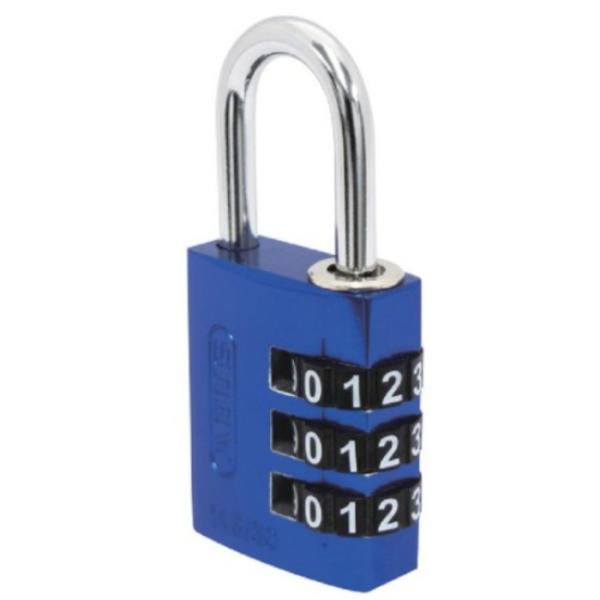 ABUS ナンバー式南京錠 145-BigDシリーズ ブルー 取寄品 日本ロックサービス  145-...
