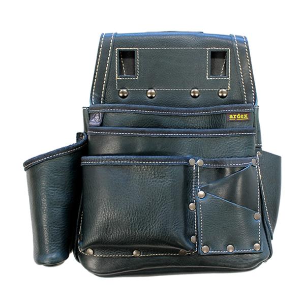 WEB限定 ふくろ倶楽部 PREMIUM ARDEXモデル オイルヌメ 釘袋ポケット付きネイビー ふ...