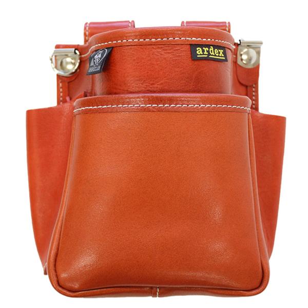 WEB限定 ふくろ倶楽部 PREMIUM ARDEXモデル オイルヌメ 腰袋中2段 レッド ふくろ倶...