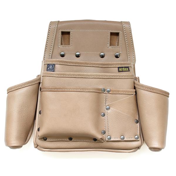 【WEB限定 ふくろ倶楽部 PREMIUM ARDEXモデル】 オイルヌメ 釘袋（両ポケット付き）ベ...