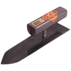 杉田 仕上鏝 【本焼】（安来鋼 白紙2号）背黒仕上（硬打） 210mm 黒柄 角柄【伝統工芸品】 杉...