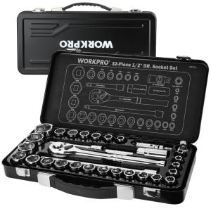 WORKPRO ソケットレンチセット 差込角12.7mm 32点セット
