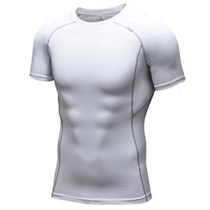 sillictor スポーツ トップス メンズ 半袖 パワーストレッチ アンダー シャツ コンプレッション ウェア UVカット + 吸汗速乾の商品画像