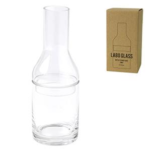 SPICE OF LIFE (スパイス) 花瓶 ボトルフラワーベース2WAY LABO GLASS クリア S (直径7×18cm) ガラス KEGY4091の商品画像