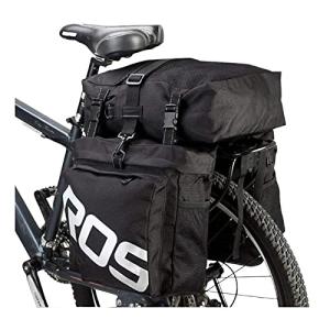ROSWHEEL 自転車 バッグ パニアバッグ サイドバッグ リアバッグ リアキャリア バイク サイクリング 荷台 大容量 37L 防水 14892