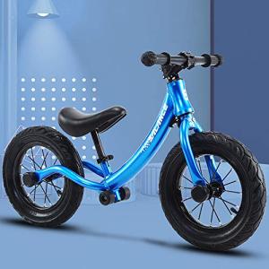 ゴム製タイヤを備えた2〜5歳向けの子供用バランスバイク 男の子と女の子向けのフレームバイクの簡単なステ