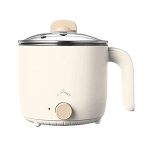 多機能電気鍋1.5Lミニラーメン炊飯器温度調節可能ノンスティック電気グリルしゃぶしゃぶ家族パーティー用鍋