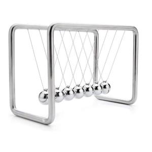 ニュートンのゆりかごバランスボール 金属フレームと7つのボール 心理学に適した興味深い教育ツール オフィス家具の装飾