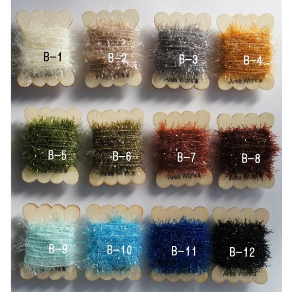 マラブー フラッシュヤーン マテリアル 002マラブーフライ、ストリーマーフライ