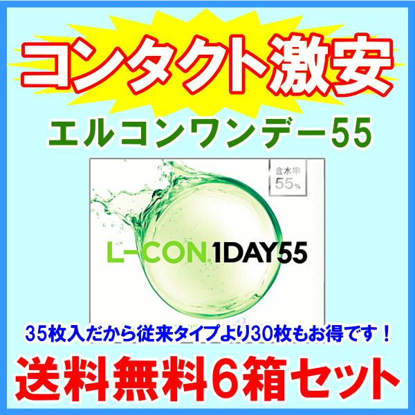エルコンワンデー55 35枚入 シンシア sincere 3ケ月分6箱セット ワンデータイプ 送料無...