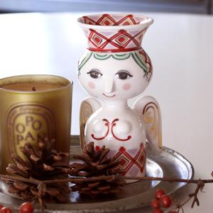 Bjorn Wiinblad ルチア エンジェル クリスマスキャンドルホルダー2022 ビヨン ヴィンブラッド 磁器 北欧 クリスマス ラッピング無料