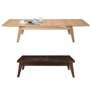 北欧・モダン アッシュライン エクステンションテーブル カフェ ASHLINE Extension table / おしゃれ｜arenot