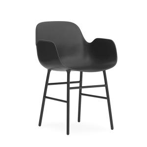 ノーマン・コペンハーゲン フォームアームチェア スチール ブラック normann COPENHAGEN FORM ARMCHAIR steel black / おしゃれ｜arenot