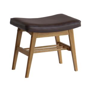 ヴィンテージ風 フローダ オットマン スツール pvc×ブラウン カフェ FURODA OTTOMAN STOOL pvc×brown / おしゃれ｜arenot