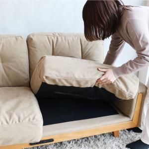 ヴィンテージ風 フローダ US ソファ カーキ...の詳細画像5