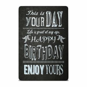 ハイムインダストリア レタープレス ポストカード ブラック バースデイ B HEIM INDUSTRIA LETTER PRESS POSTCARD black birthday B / おしゃれ｜arenot