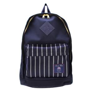 テーラリズム デイパック ムーン ストライプ ネイビー/ホワイト TAILORISM DAY PACK MOON stripe navy/white / おしゃれ｜arenot