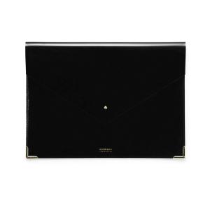 ノーマン・コペンハーゲン デイリーフィクション エンベロープ フォルダー L ブラック normann COPENHAGEN DAILY FICTION ENVELOPE FOLDER L black / おしゃれ｜arenot