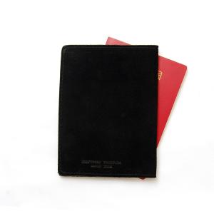 クラフトワーク プロダクツ スエード パスポート カバー ブラック CRAFTWORK PRODUCTS SUEDE PASSPORT COVER black / おしゃれ｜arenot