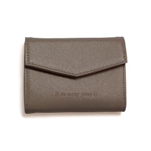 ソーメニーイヤーズ ヴィーガンレザー ジャバラ カードケース グレージュ so many years VEGAN LEATHER BELLOWS CARD CASE greige / おしゃれ｜arenot