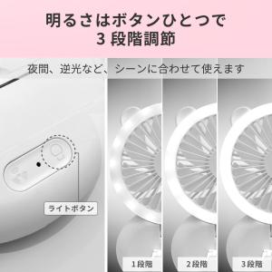 在庫処分価格 LEDリングライト ハンディファ...の詳細画像4