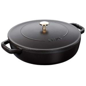 ストウブ（STAUB） ブレイザーソテーパン 28cm ブラック