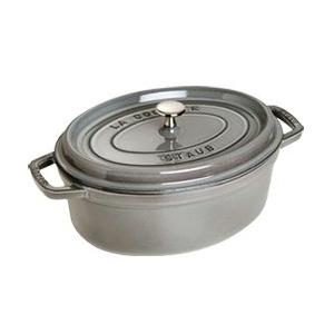 ストウブ（STAUB） ピコ・ココット オーバル 27cm グレー