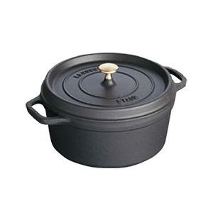 ストウブ（STAUB） ピコ・ココット ラウンド 18cm ブラック 40509-485