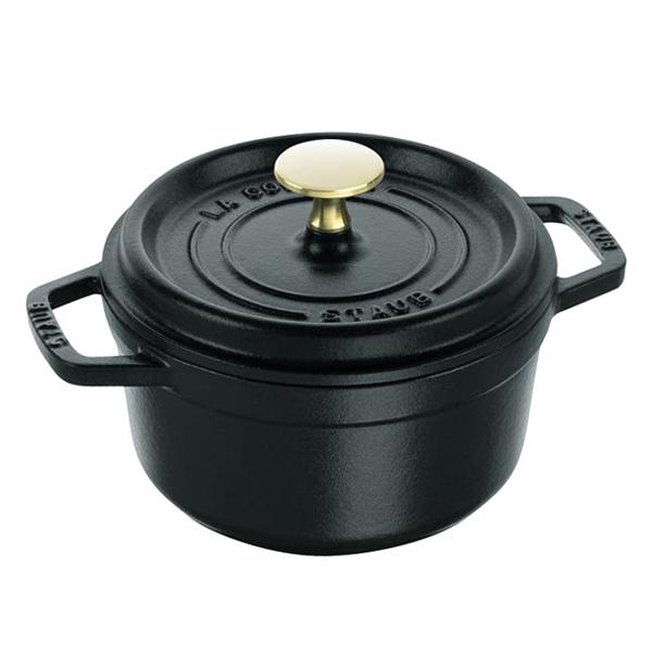 ストウブ（STAUB） ピコ・ココット ラウンド 16cm ブラック 40509-480