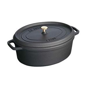 ストウブ（STAUB） ピコ・ココット オーバル 29cm ブラック 40509-315 両手鍋の商品画像