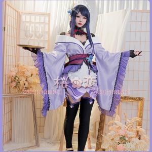 原神 げんしん genshin 稲妻 雷神バアル 雷電将軍 らいでんしょうぐん メイド 衣装 cosplay イベント パーティー コスチューム 変装 仮装 uw1691｜argonaute-store