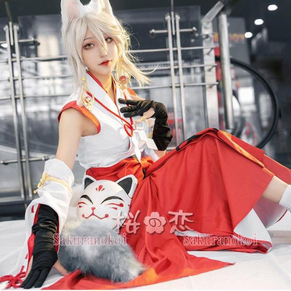 原神 げんしん genshin 狐斎宮 きつねさいぐう メイド ハロウィン コスプレ 衣装 cosp...