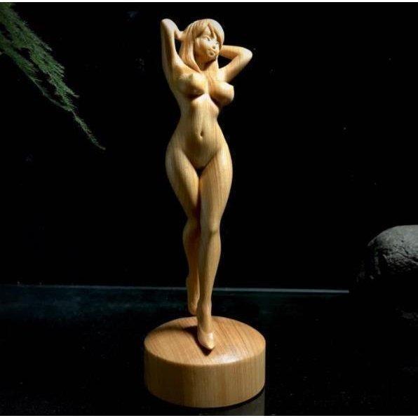 女神　ヌード　美少女 　裸婦像　女性像　彫刻工芸品　手作りデザイン　置物