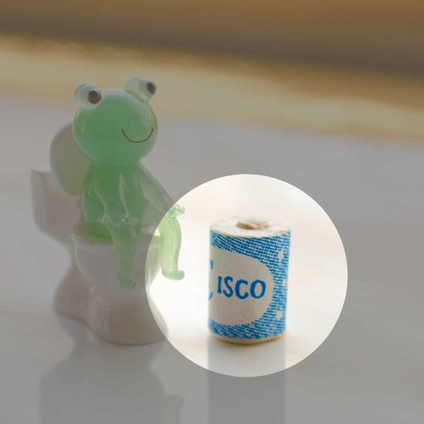 雑貨 雑貨 可愛い ミニチュア トイレットペーパー 置物
