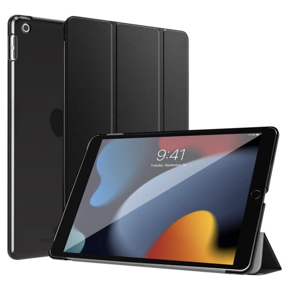 互換品 iPad 第9/8/7世代 10.2インチ 2021/2020/2019モデル 半透明 カバ...