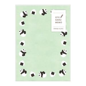 アニマル スクエアメモ パンダ 4柄 100枚入 / ワールド商事 四角い