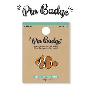 アクアチック ピンバッジ ウミガメ / 海亀 カメ 海洋生物 ピンバッチ