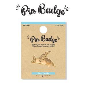アクアチック ピンバッジ エイ / 海洋生物 ピンバッチ ピンズ : あり