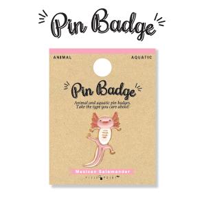 アクアチック ピンバッジ ウーパールーパー/両生類 ピンバッチ ピンズの商品画像