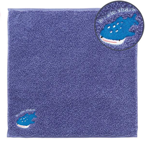 Zooto 今治タオル ハンカチ ジンベエザメ / オーガニックコットン 綿100% プチギフト