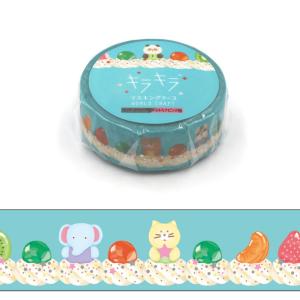 キラキラ Cafe sweets 15mm マスキングテープ / 箔押し スイーツ