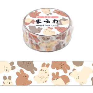 まみれ パンダ 15mm マスキングテープ / 可愛い 動物 マステ ワールド