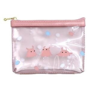 トリオ水族館 ミニケース ジンベイザメ / クリアポーチ PVC 透明素材